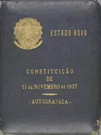Capa da Constituição brasileira de 1937.