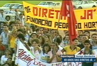 Diretas Já: a luta pelo voto popular.