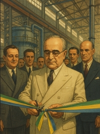 Teste seus conhecimentos históricos sobre a industrialização durante o governo de Vargas.