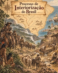 O processo de interiorização do Brasil foi fundamental para a formação do território brasileiro atual.